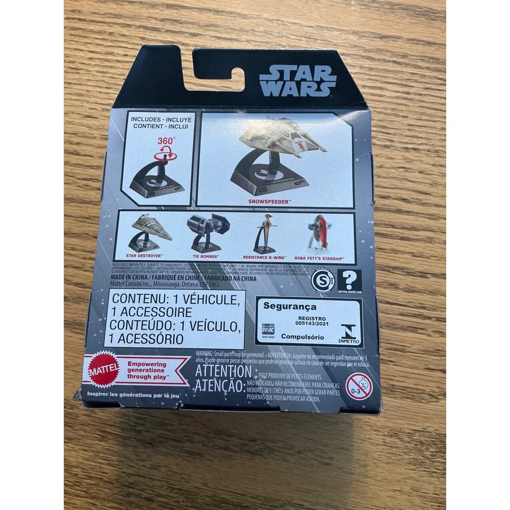 Hot Wheels Starships Select Star Wars Snowspeeder Die-Cast Vehicle HHR14 #11